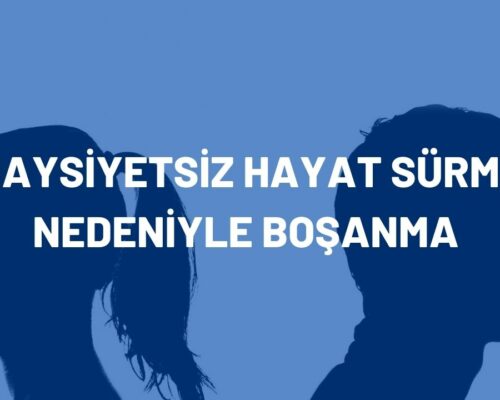 Haysiyetsiz Hayat Sürme Nedeniyle Boşanma