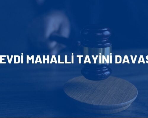 Tevdi Mahalli Tayini Davası